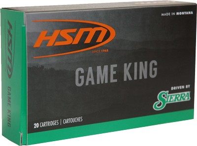 HSM Ammo 300 WBY Magnum 165GR GAMEKING 20RD 20BX/CS