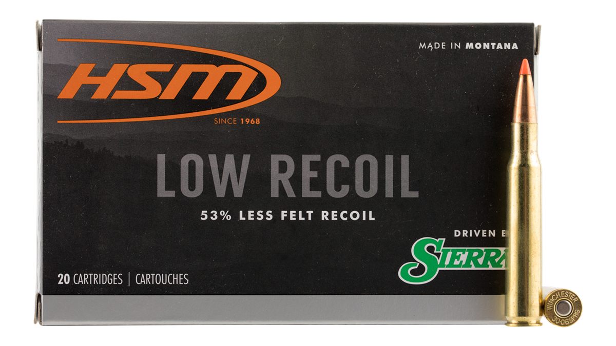 HSM 300642N Low Recoil 30-06 Springfield 150 gr Orange Polymer Tip 20 Per B