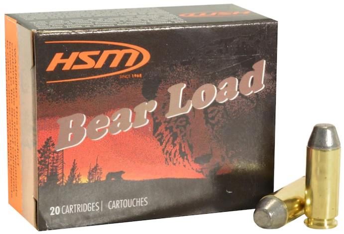 HSM Ammunition 10MM9N20 Bear Load Auto 200 gr Lead Round Nose Flat Point 20 view 2