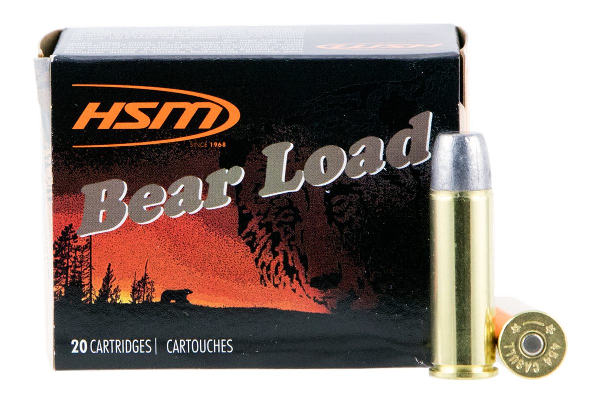 HSM Bear Load Hard Cast Handgun Ammunition .454 Casull 325gr WFN 1330 fps 2