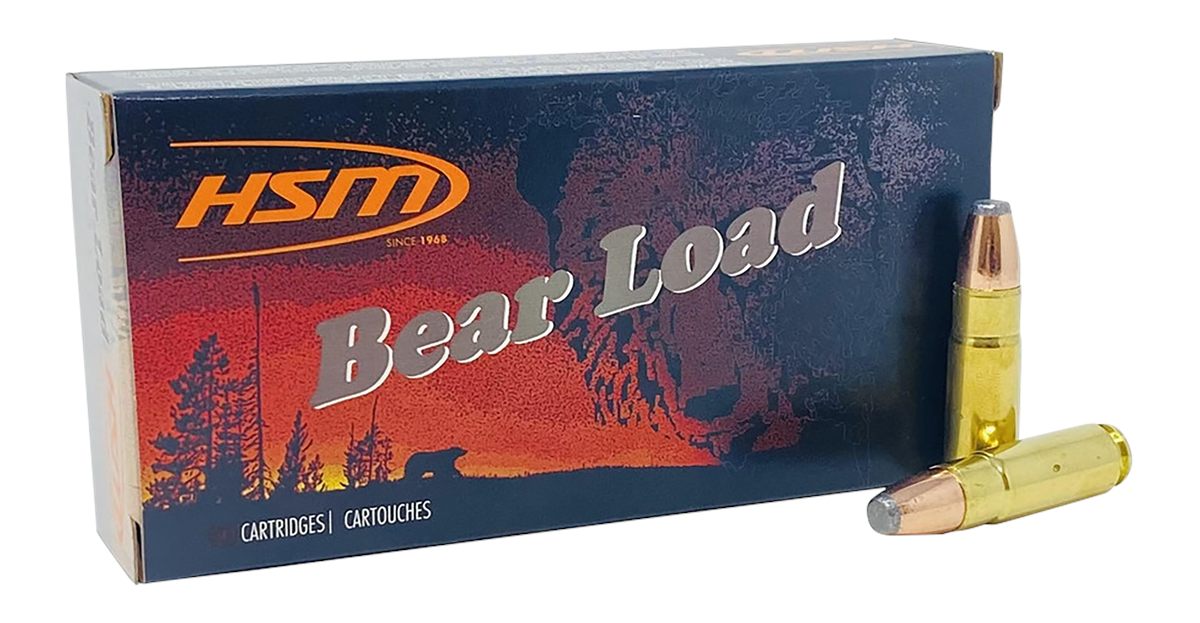 HSM Ammo 458SOCOM1N Bear Load 458 Socom 350 gr Jacketed Flat Point 20 Per B