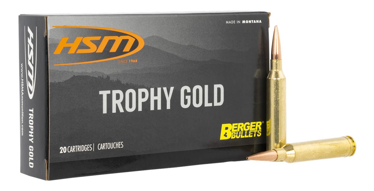 HSM 65X284130VLD Trophy Gold Extended Range Norma 130 gr Berger Hunting VLD