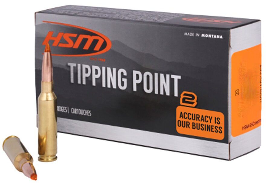 HSM Ammo Tipping Point 2 25-06 117GR SST 20/20