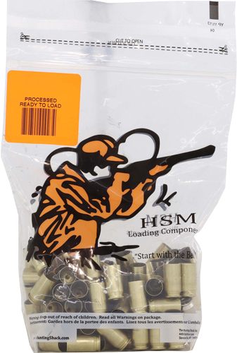 HSM Ammo Brass 40 SW Once Fired Unprimed 100 Pack