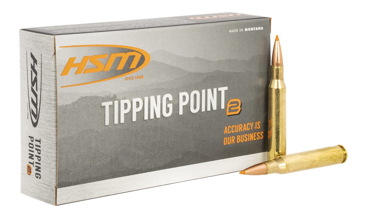 HSM 28016N Tipping Point Super Shock 280 Rem 162 gr Hornady SST 20 Per Box/