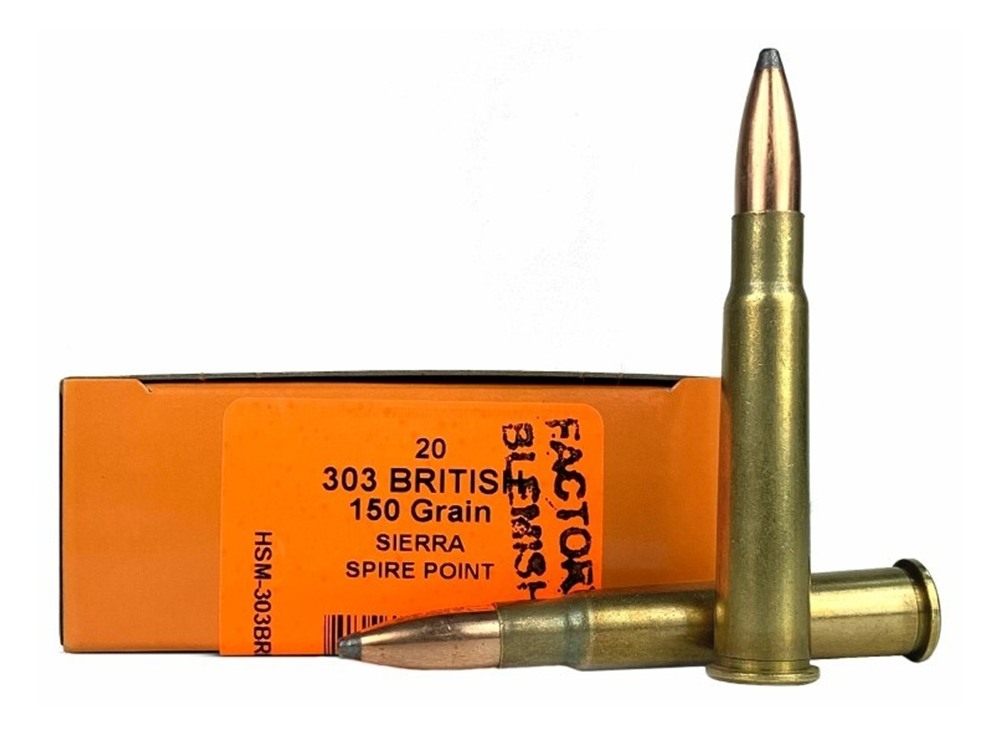 Hsm 303 British 150GR Sierra Spire Point 20RD BOX 20 PER Case