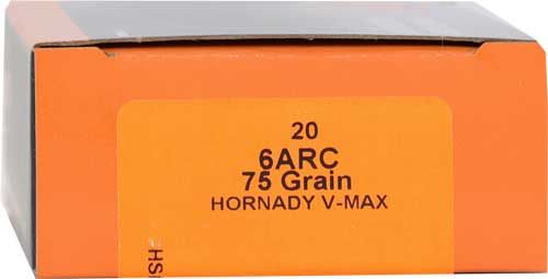 HSM Ammo 6ARC1N Centerfire Rifle V-Max 6mm ARC 75 gr Jacket Hollow Point 20 view 4