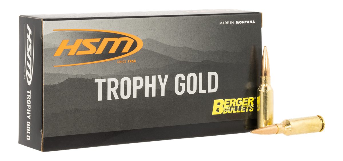 HSM Ammunition 6ARC95VLD Trophy Gold Extended Range 6mm ARC 95 gr 20 Per Bo