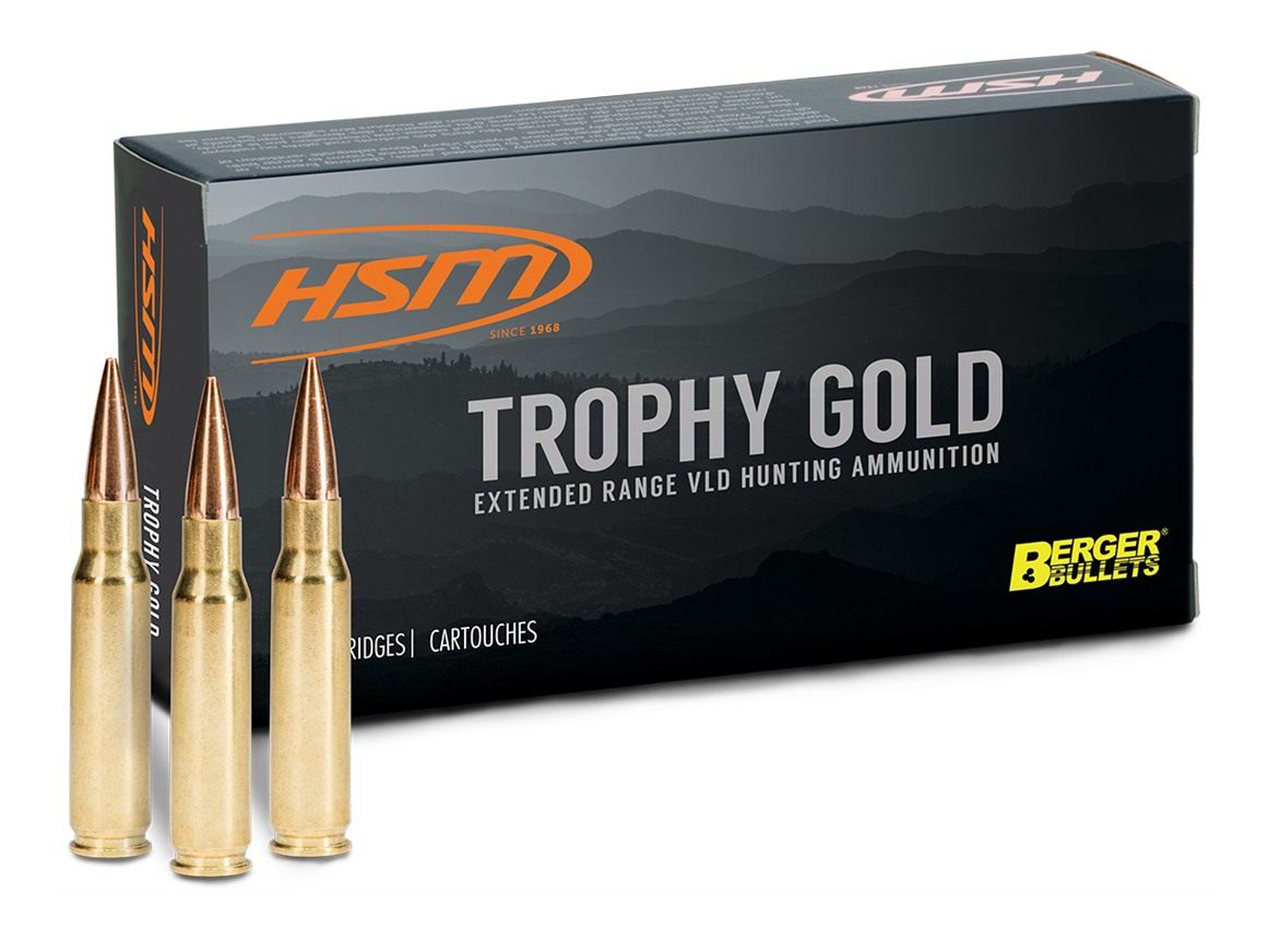HSM Ammunition 6ARC95VLD Trophy Gold Extended Range 6mm ARC 95 gr 20 Per Bo view 2