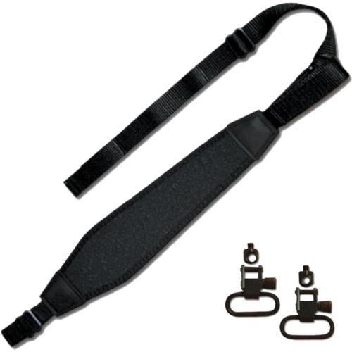 GrovTec GTSL20 Premium Padded 48-Inch Nylon Rifle Sling (Black) view 3
