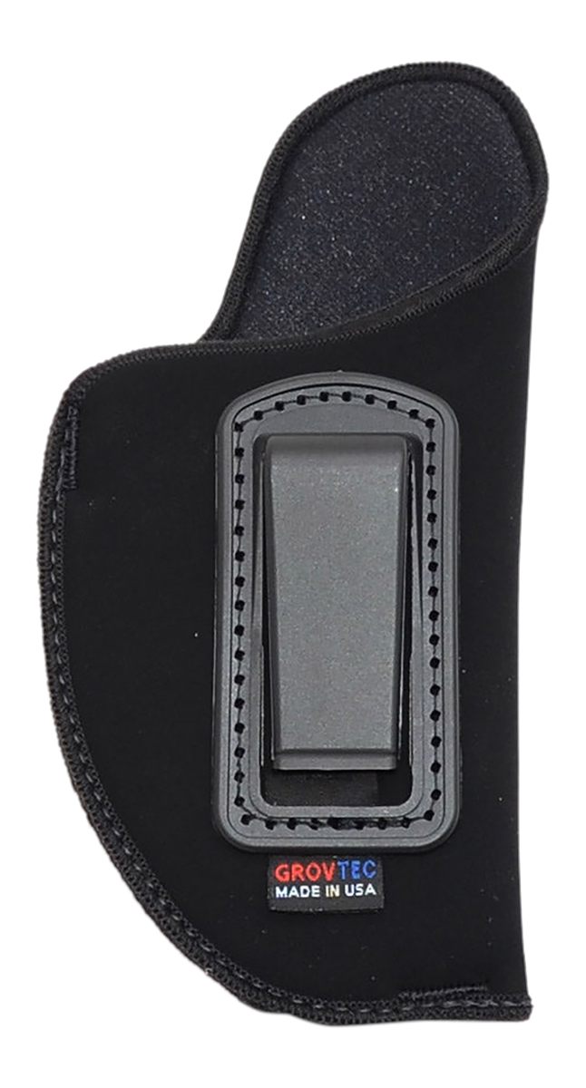 Grovtec USA GTHL14101R Inside The Pants IWB Size 01 Black Suede Belt Clip F