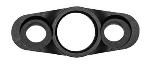 GrovTec US Flanged Push Button Base, Non Rotating, M-LOK, Black
