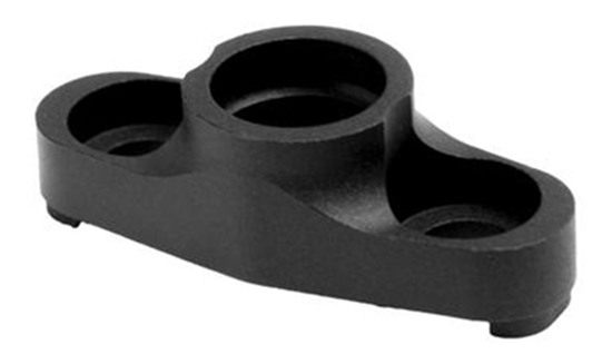 GrovTec US Flanged Push Button Base, Full Rotating, M-LOK, black view 2