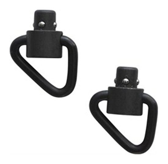 Grovtec Recessed Plunger Heavy Duty Angled Loop Push Button Swivels Black