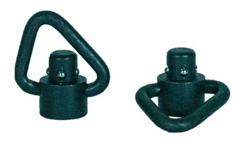 Grovtec Recessed Plunger Heavy Duty Angled Loop Push Button Swivels Black view 2