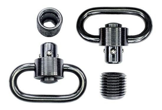 GrovTec HD Push Button Swivel SET Black 1 1/4in 2 Pack
