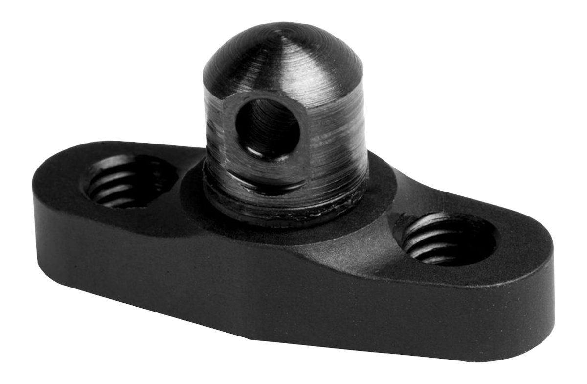 Grovtec USA GTSW111 Flanged Stud Mount KeyMod Black Anodized 6061 Aluminum