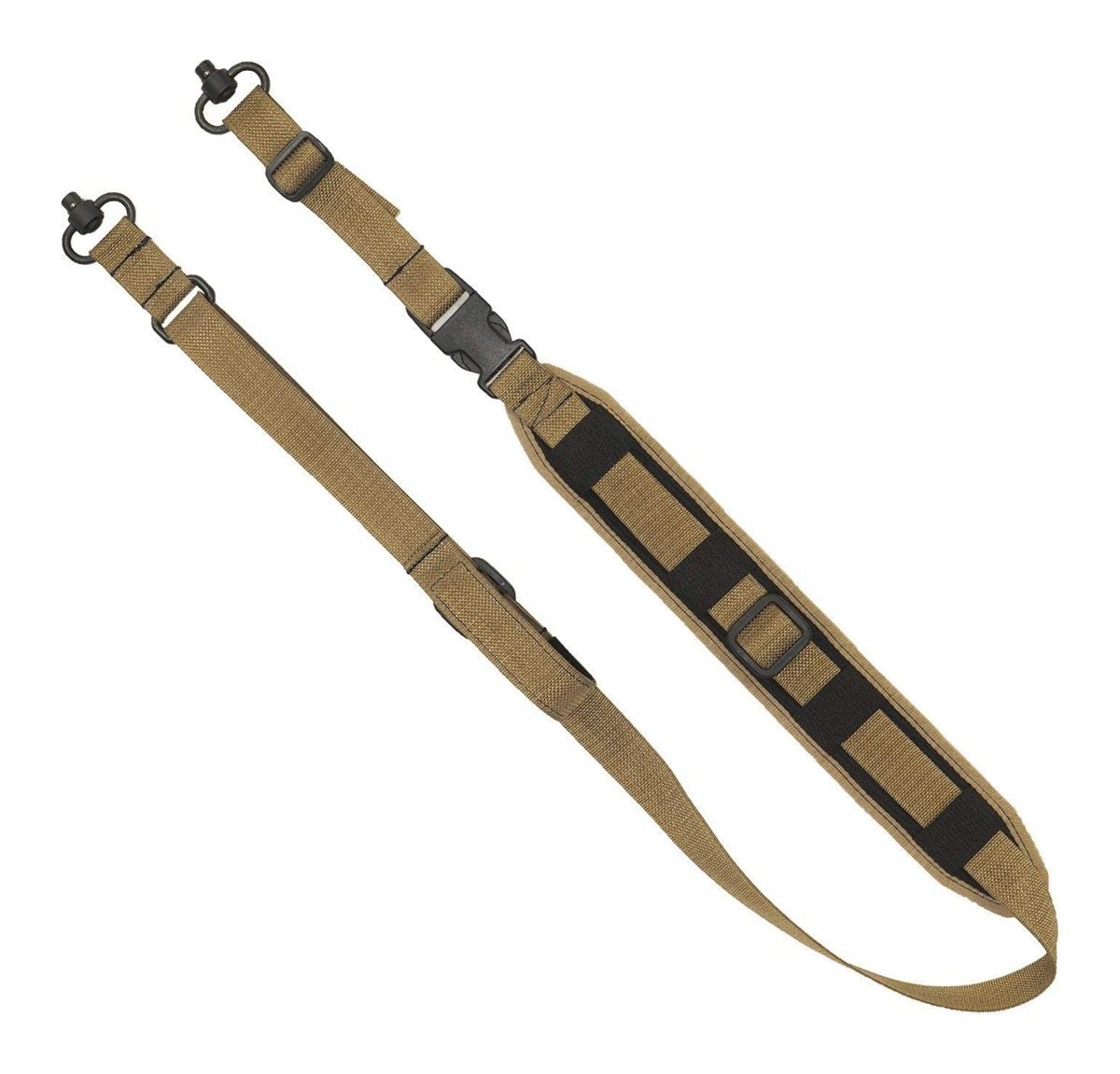 GrovTec GTSL129: Qs 2-Point Sentinel Sling - W/Push Button Swivels- Coyote