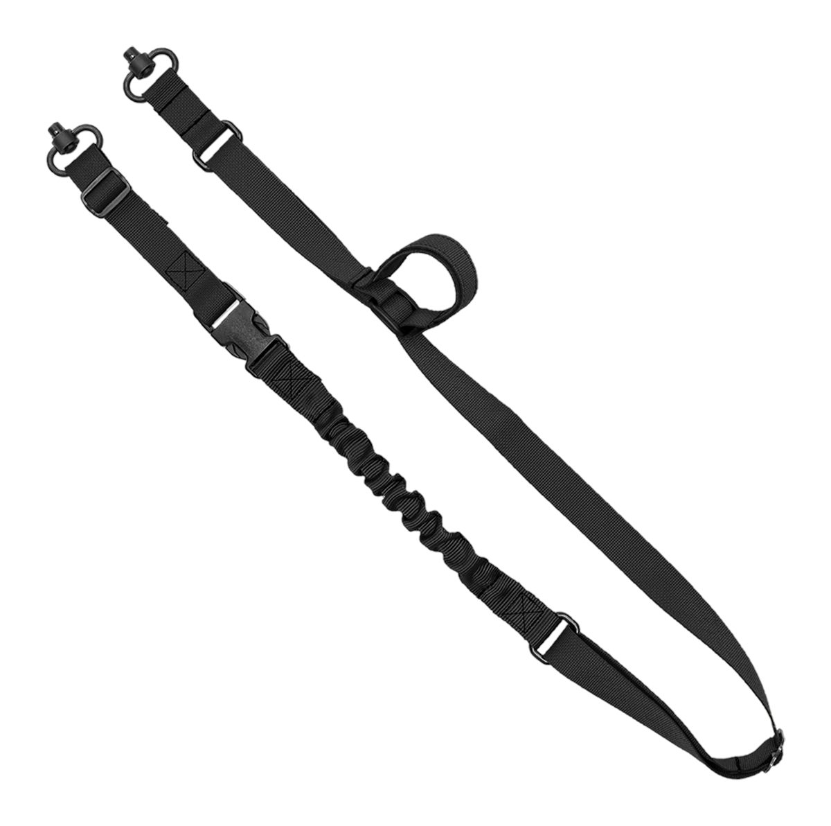 GrovTec GTSL131: Qs 2-Point Sentry Sling W/Push Button Swivels-Black