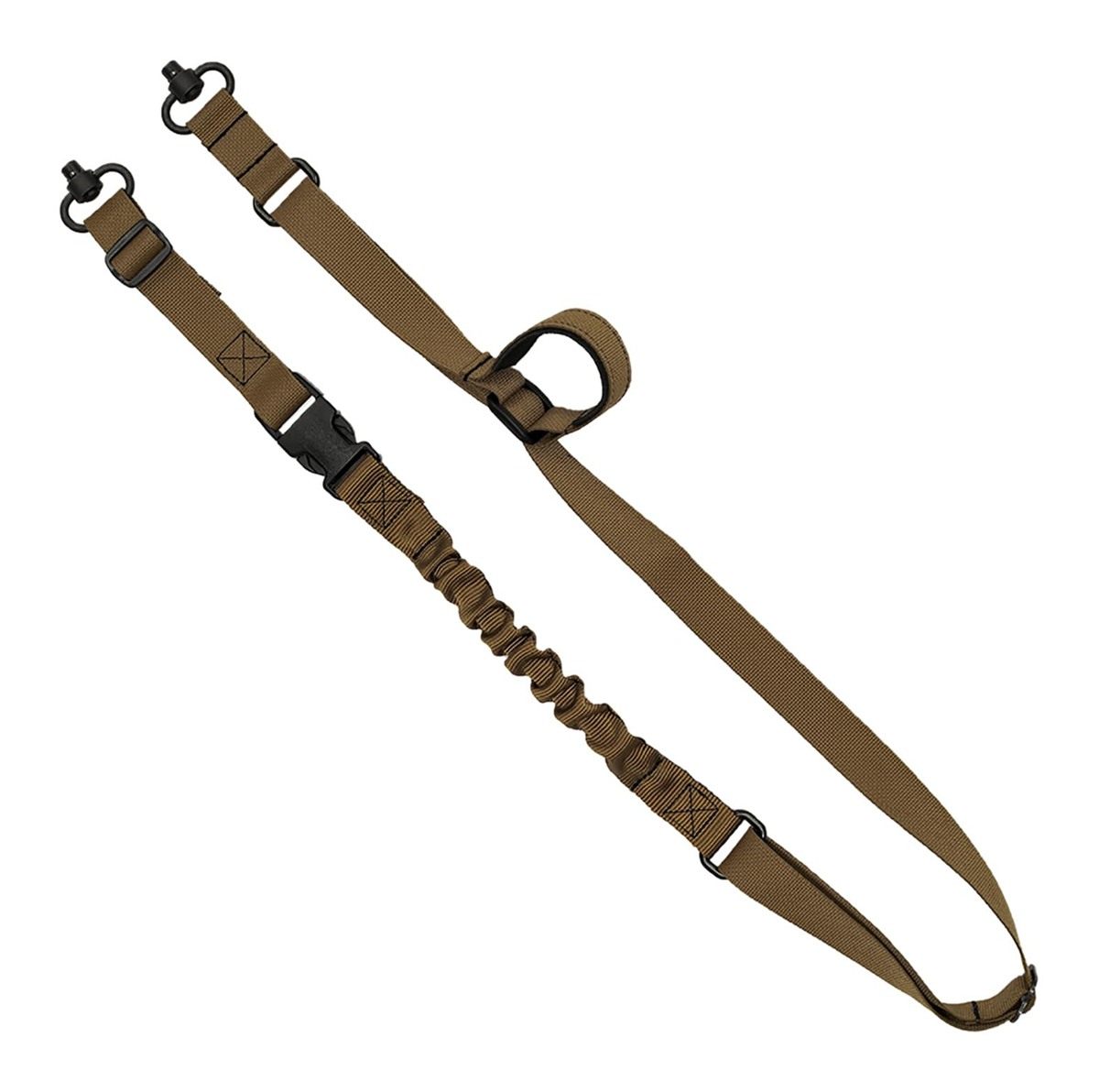 GrovTec GTSL132: Qs 2-Point Sentry Sling - W/Push Button Swivels-Coyote Bro