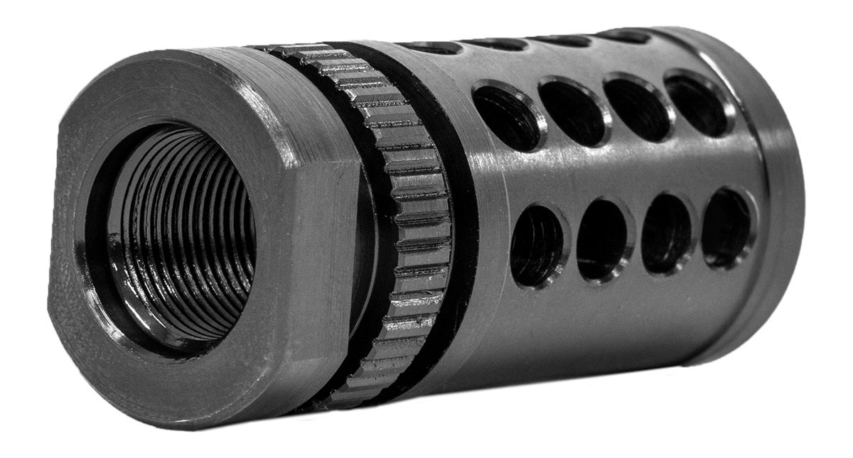 Grovtec USA GTHM317 G-Nite Flash Suppressor Black Nitride Steel with 1/2in