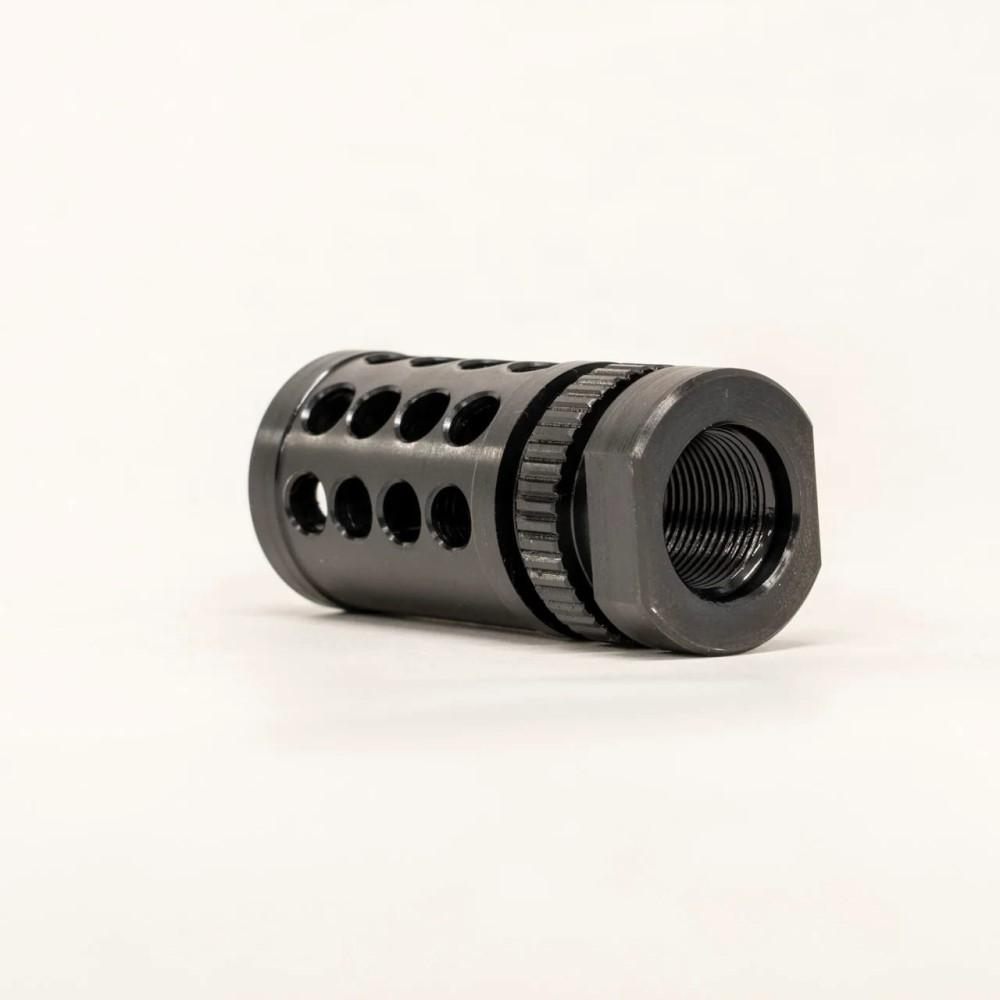 Grovtec USA GTHM318 G-Nite Flash Suppressor Black Nitride Steel with 5/8in view 2