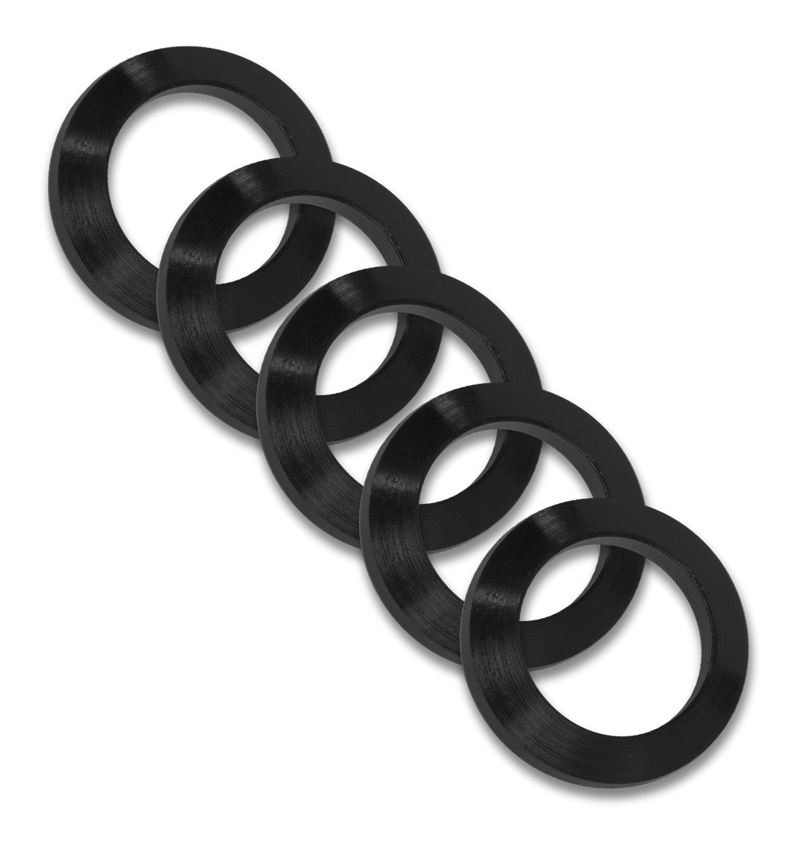GrovTec US GTHM319 Crush Washer 223 Cal Black Nitride Steel 1/2in-28 tpi Ri