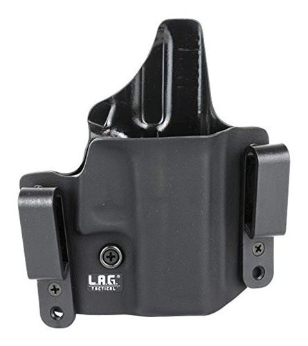 L.A.G. Tactical Dfndr for GLK 43 OWB/IWB BLK RH