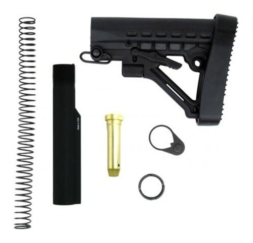 TacFire AR-15 Mil Spec Buffer Tube Kit with QD Attachments