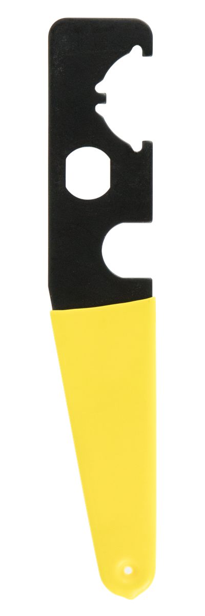 Tacfire TL006 Armorer's Stock Wrench Black/Yellow Steel Rifle AR-15 Rubber