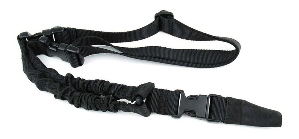Tacfire SL002B One Point Sling Black Nylon 30in-40in OAL Adjustable Double view 4