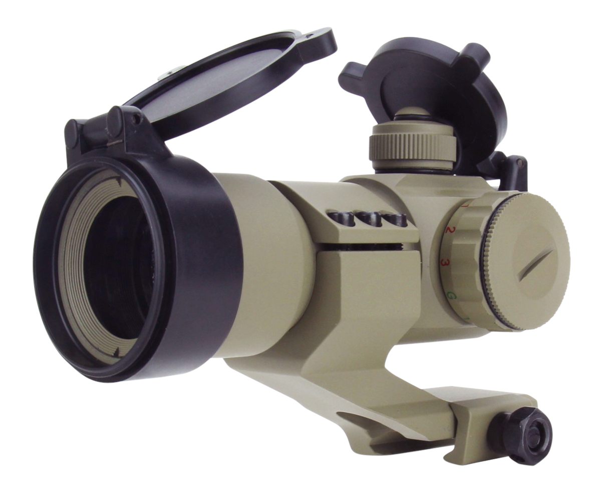 Tacfire RD004T 1x30 Dual Illuminated Red/Green Dot Sight Tan 1 x 30 mm 2 MO