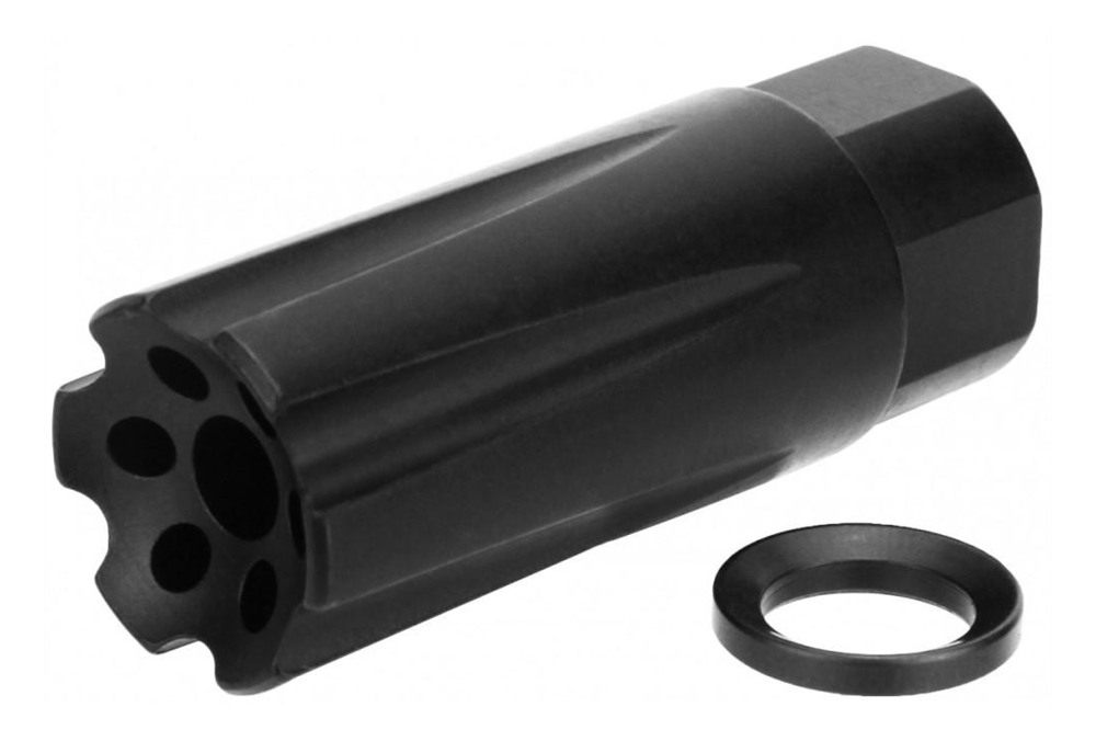 Tacfire Linear Compensator Sound Concussion Forwarder .308 5/8x24 Black view 2