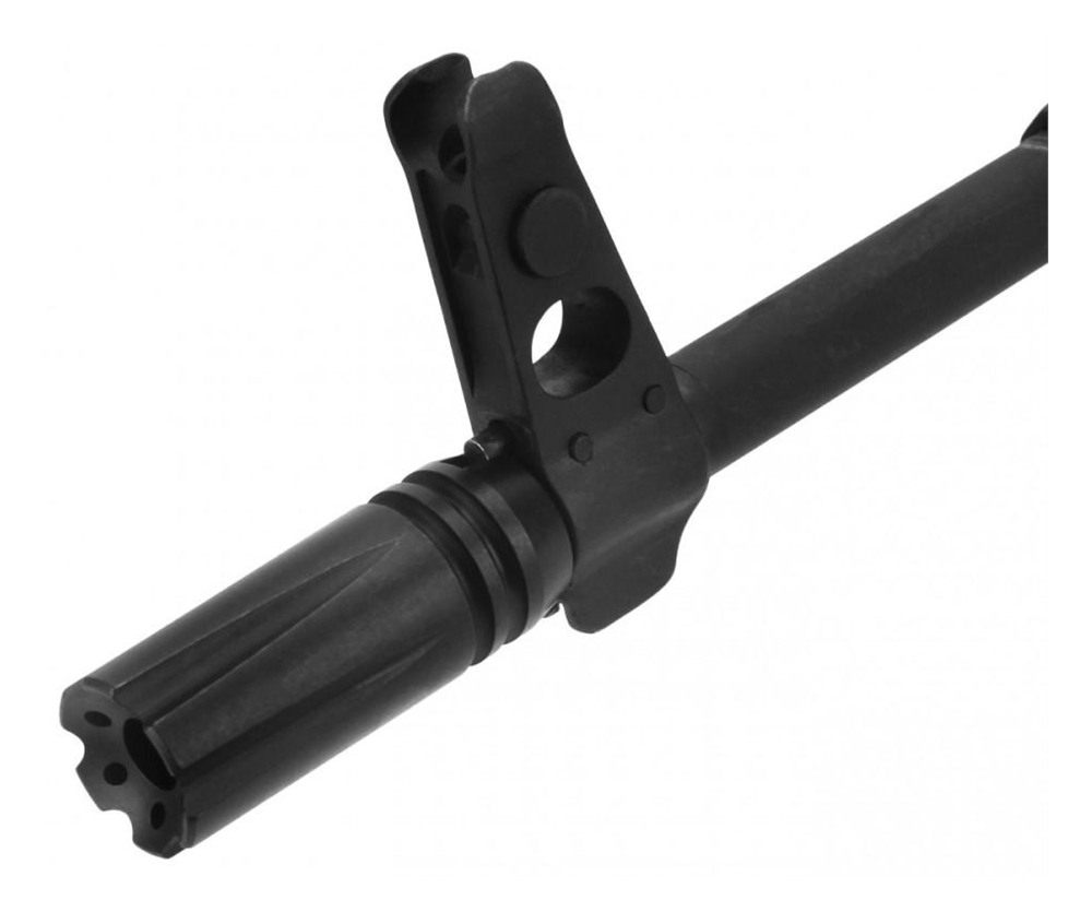 Tacfire MZ2020 Black Nitride Steel M14x1 LH Threads 2.30in OAL 0.87in Diame view 2