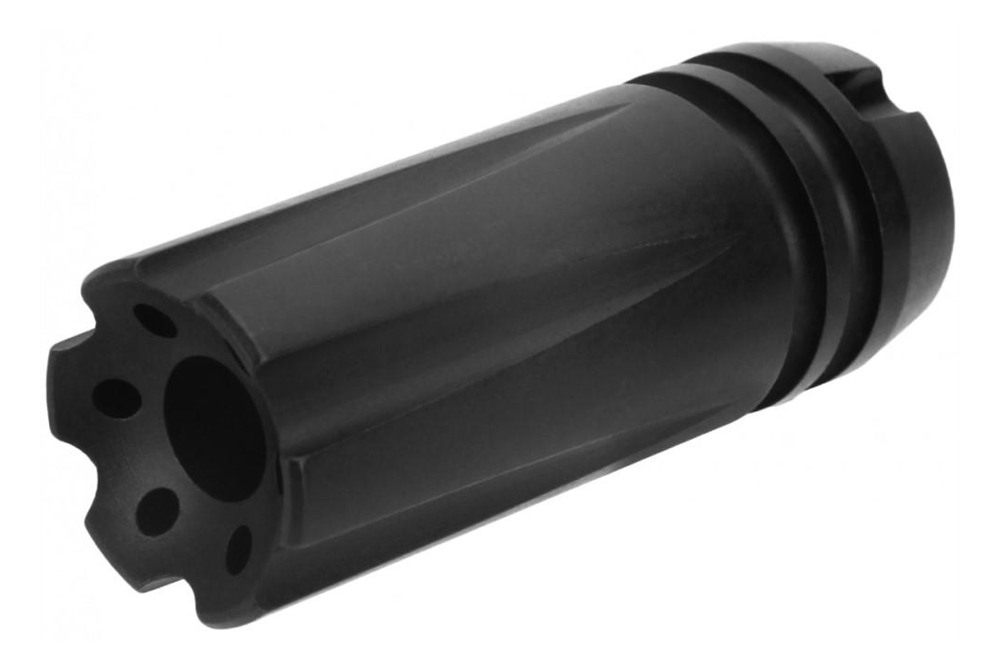 Tacfire MZ2020 Black Nitride Steel M14x1 LH Threads 2.30in OAL 0.87in Diame view 3