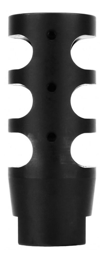 Tacfire MZ10023BN Compact Compensator Black Nitride Steel with 5/8in-24 tpi view 4