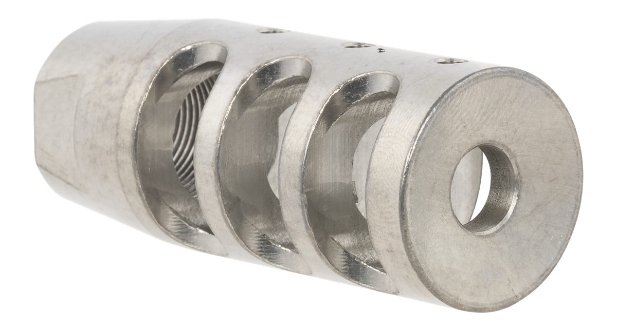 TacFire  Compensator  Stainless Steel with 5/8"-24 tpi Threads 2.50" OAL for 308 Win