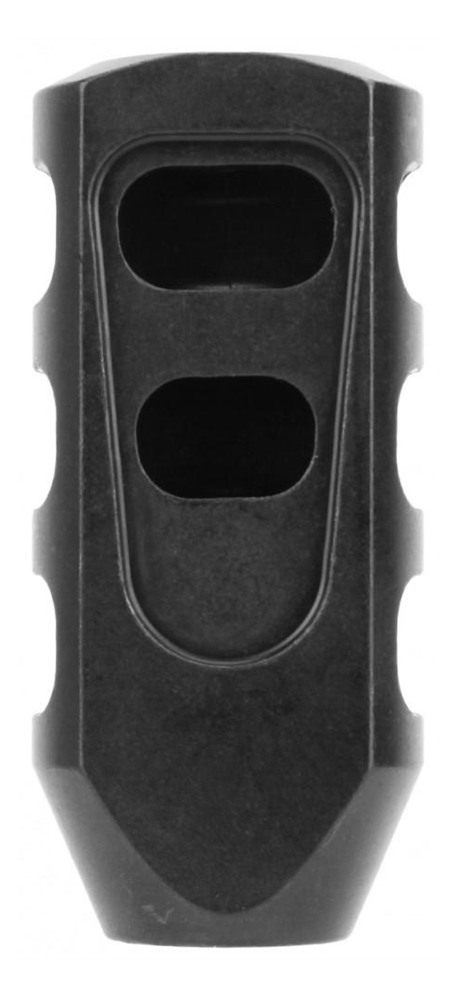 Tacfire Tanker Muzzle Brake Black Oxide Steel with 1/2in-28 tpi Threads 2.7 view 3