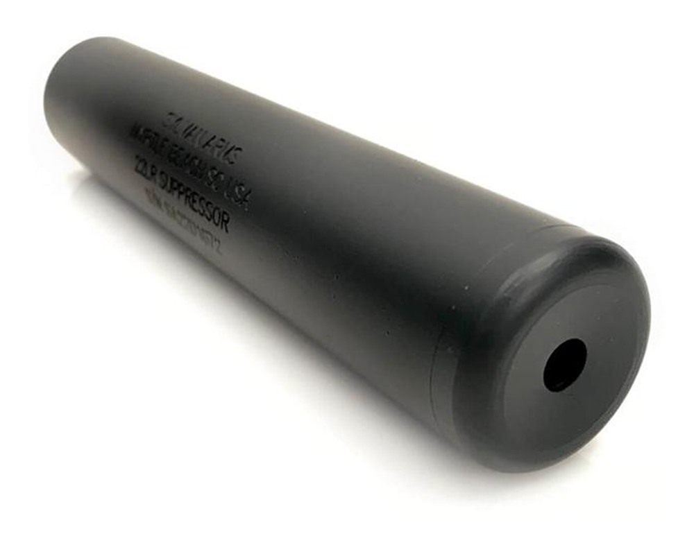 10 Ring Sylvan Arms Tomcat Titanium Suppressor .22 LR 1/2x28 Thread Black view 2