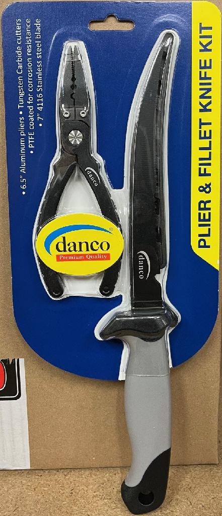 Danco Plier Fillet Knife Combo Pack (6.5in 7in