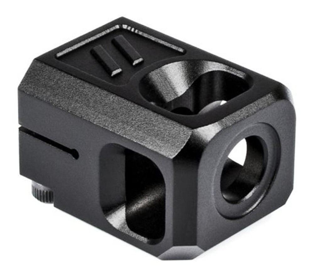 ZEV Technologies Pro Compensator V2 Glock 19 9mm Luger 1/2x28 Thread Black view 2