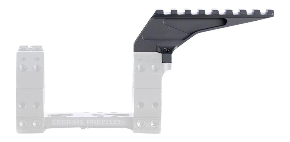 Seekins Precision 0010650162-F X-Cap Diving Board Top Rail Black Compatible w/ 8X Cap