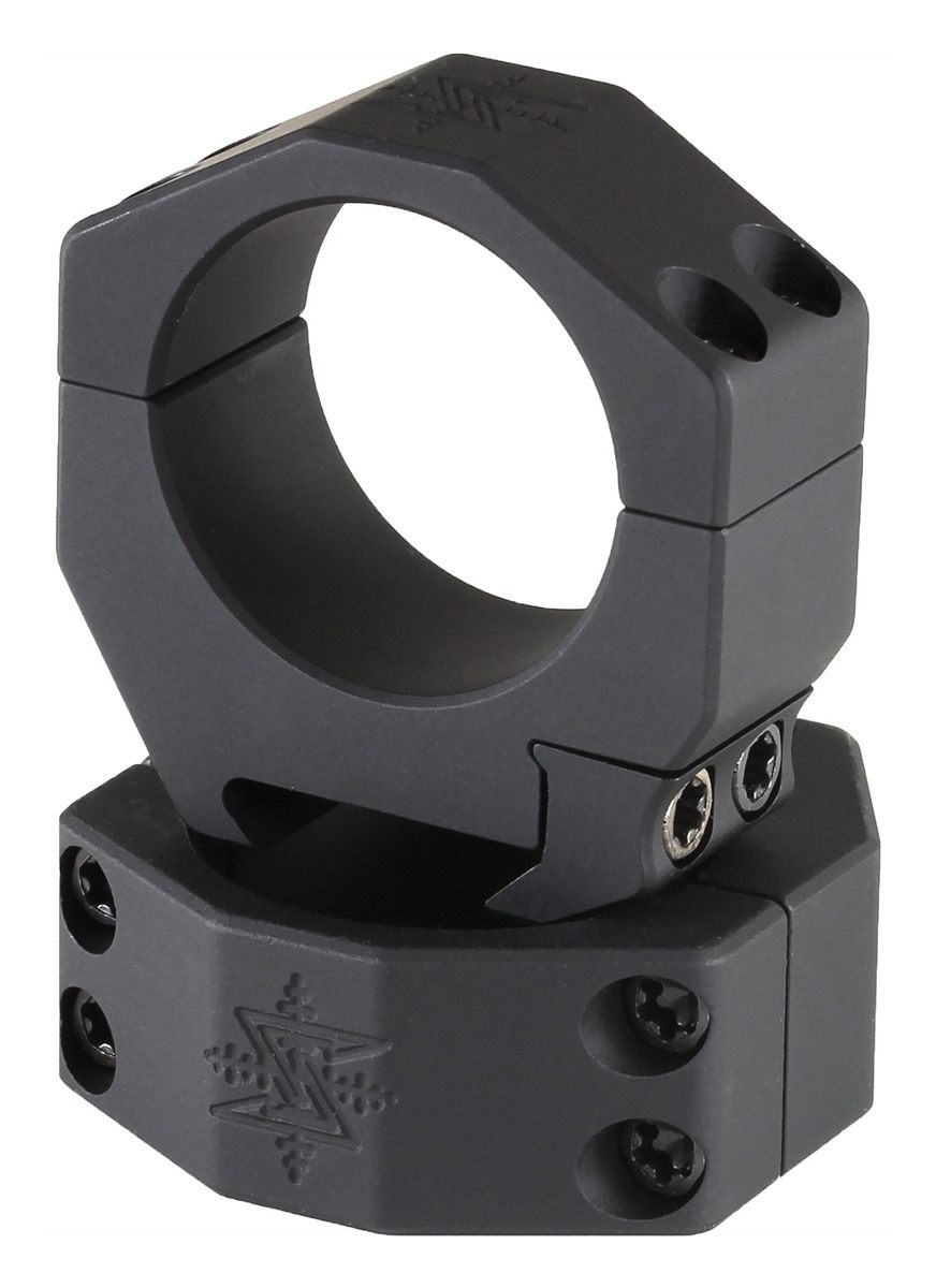 Seekins Precision 34mm Tube 1.0in High 4 Cap Screw Scope Ring view 2