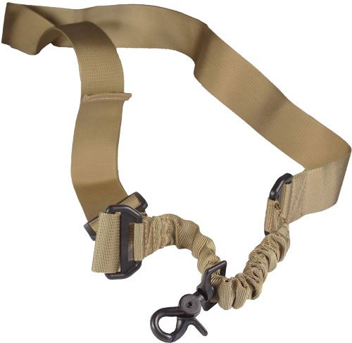 J E Machine Tech JE Sling 1 Point Bungee TAN