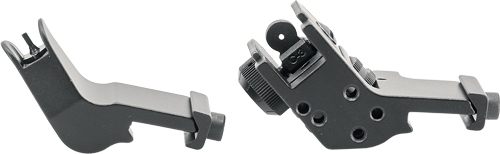 J E Machine Tech JE Fixed Front/Rear Sight 45 Degree Offset Aluminum BLK