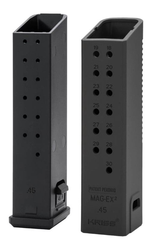 KRISS USA KVAMX2K10BL00 Mag-Ex2 Extension Kit Extended 10mm Auto 33rd Compa view 2