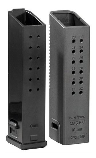 KRISS USA KVAMX2K45BL00 Mag-Ex2 Extension Kit Extended 45 ACP 30 Compatible view 2