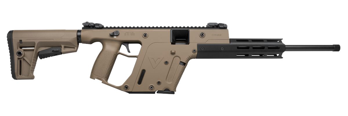 KRISS USA KV22CFD00 Vector CRB Gen2 Full Size 22 LR 10+1 16in Black Threade view 2