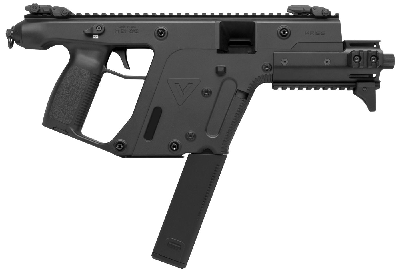 KRISS USA KV45PBL30 Vector Enhanced SDP Gen2 45 ACP 30+1 6.50in Black Nitri