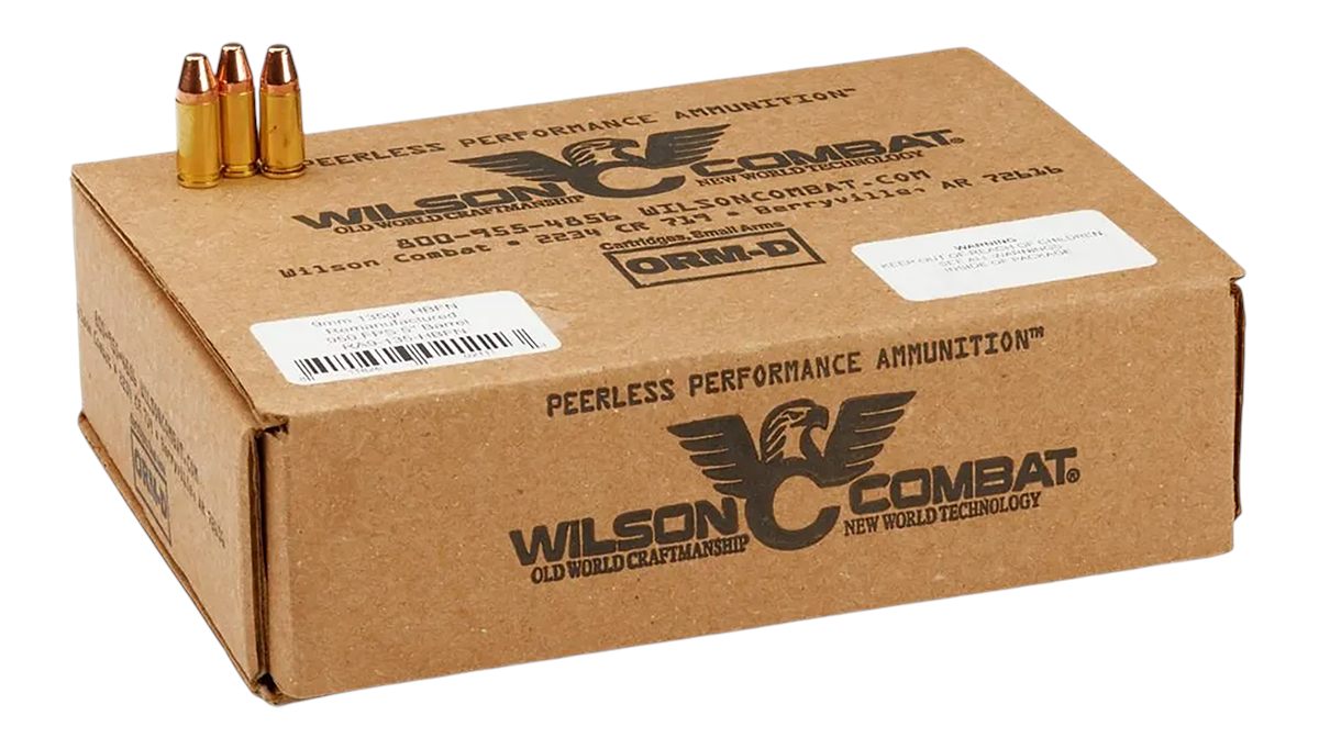 Wilson Combat Remanufactured w/Berry HBFN Handgun Ammunition 9mm Luger 135g